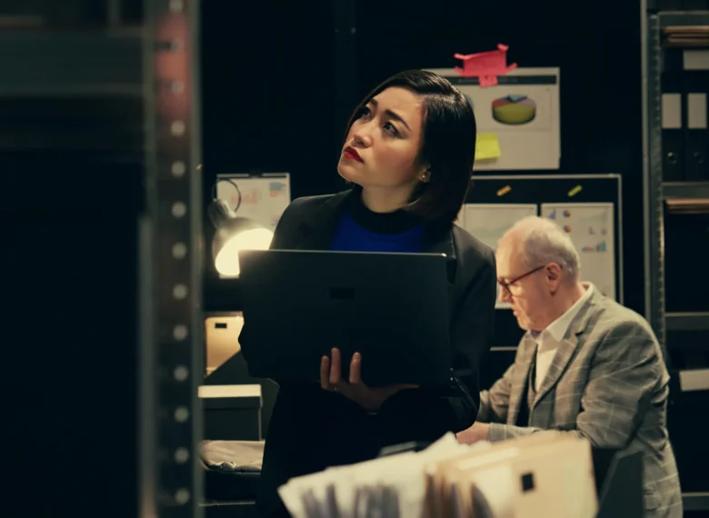 private-investigator-organizes-archived-files-easy-access